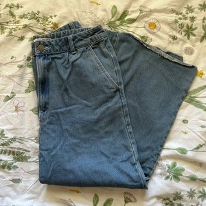 oak and fort wide leg jeans